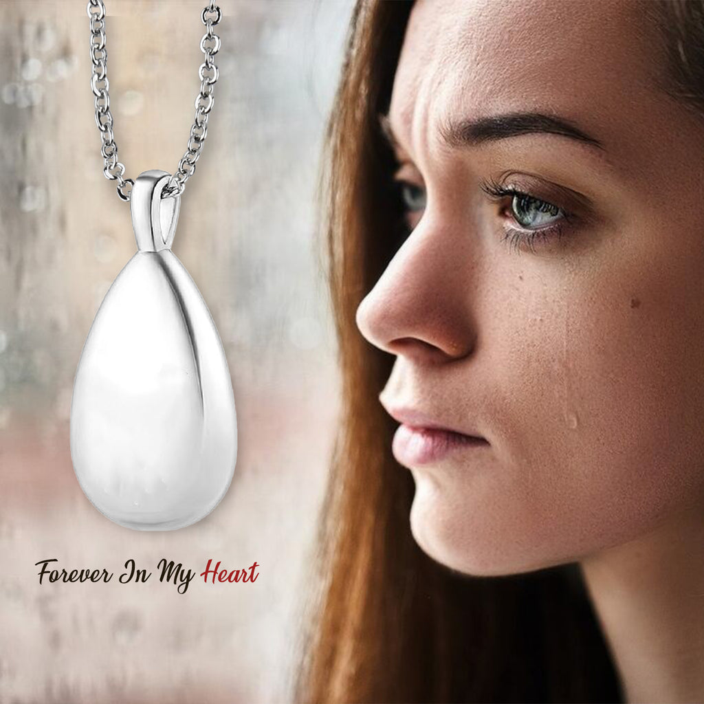 Minimalist Engravable Urn Necklace