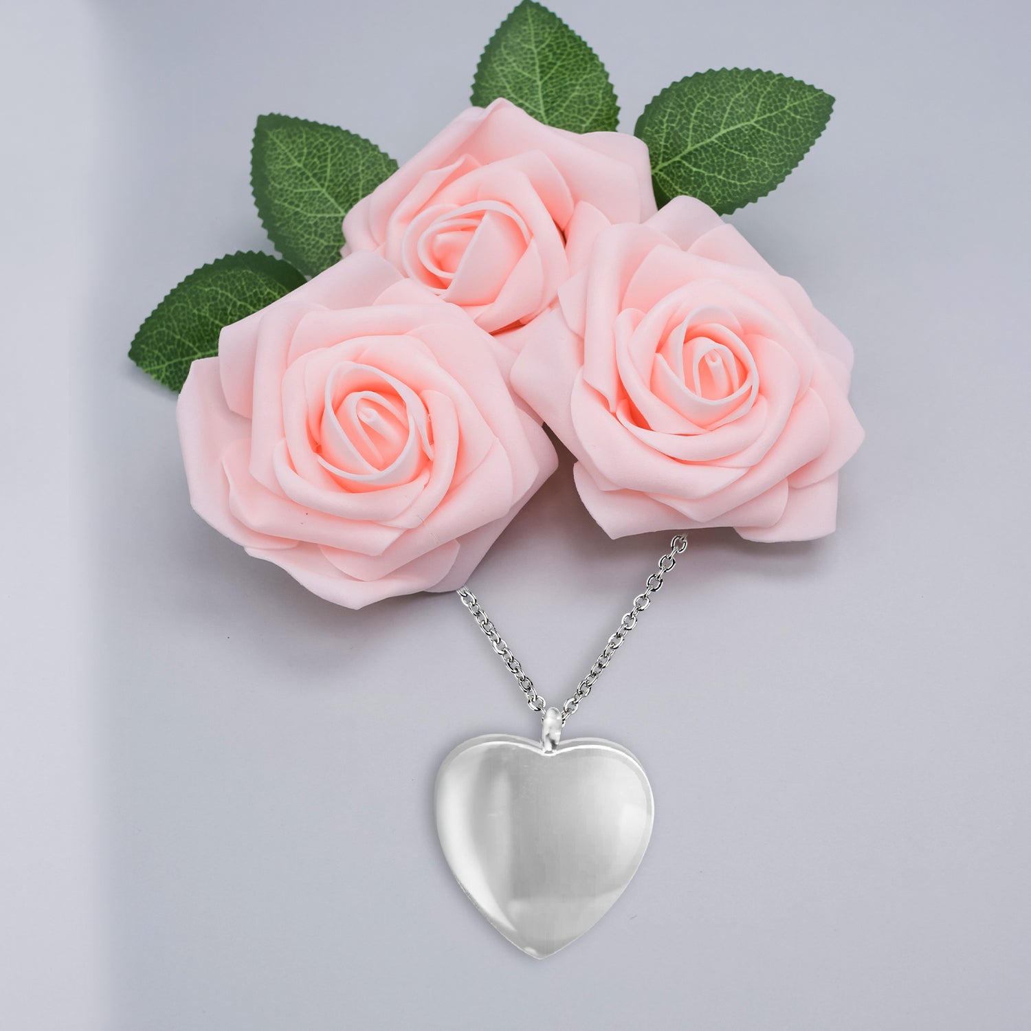 Minimalist Engravable Heart Urn Necklace