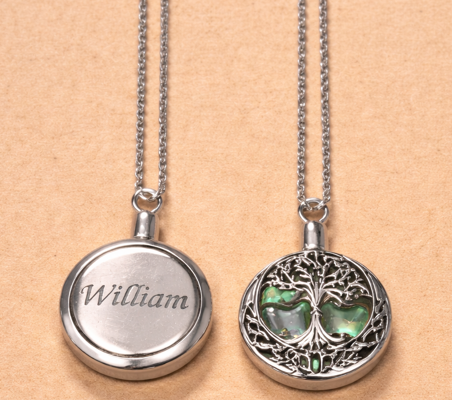 Celtic Tree of Life Cremation Necklace