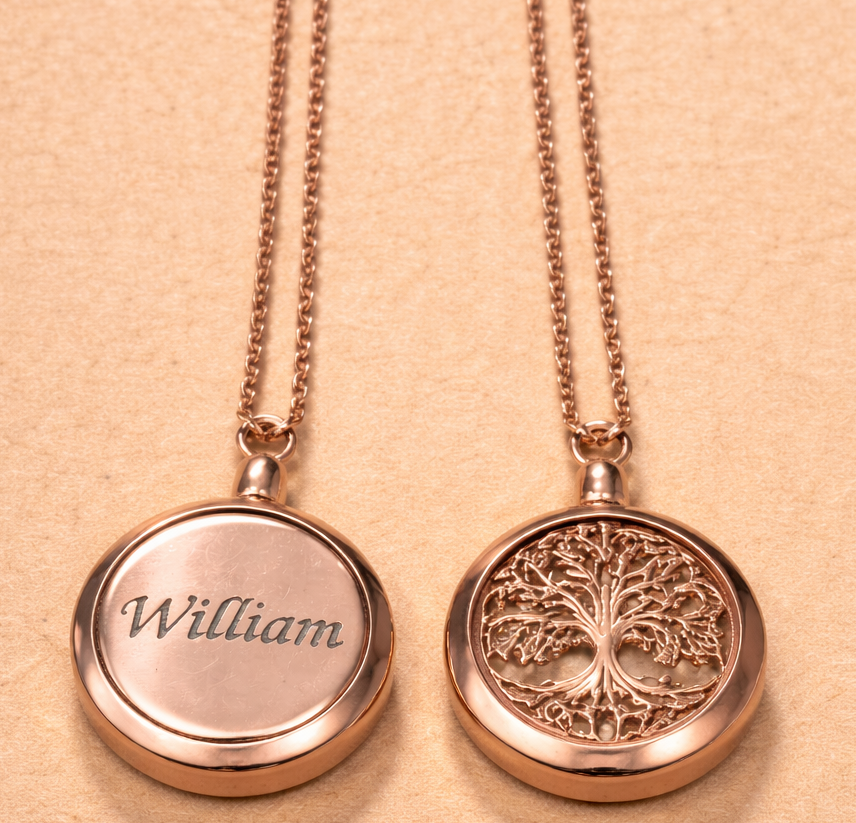 Celtic Tree of Life Cremation Necklace