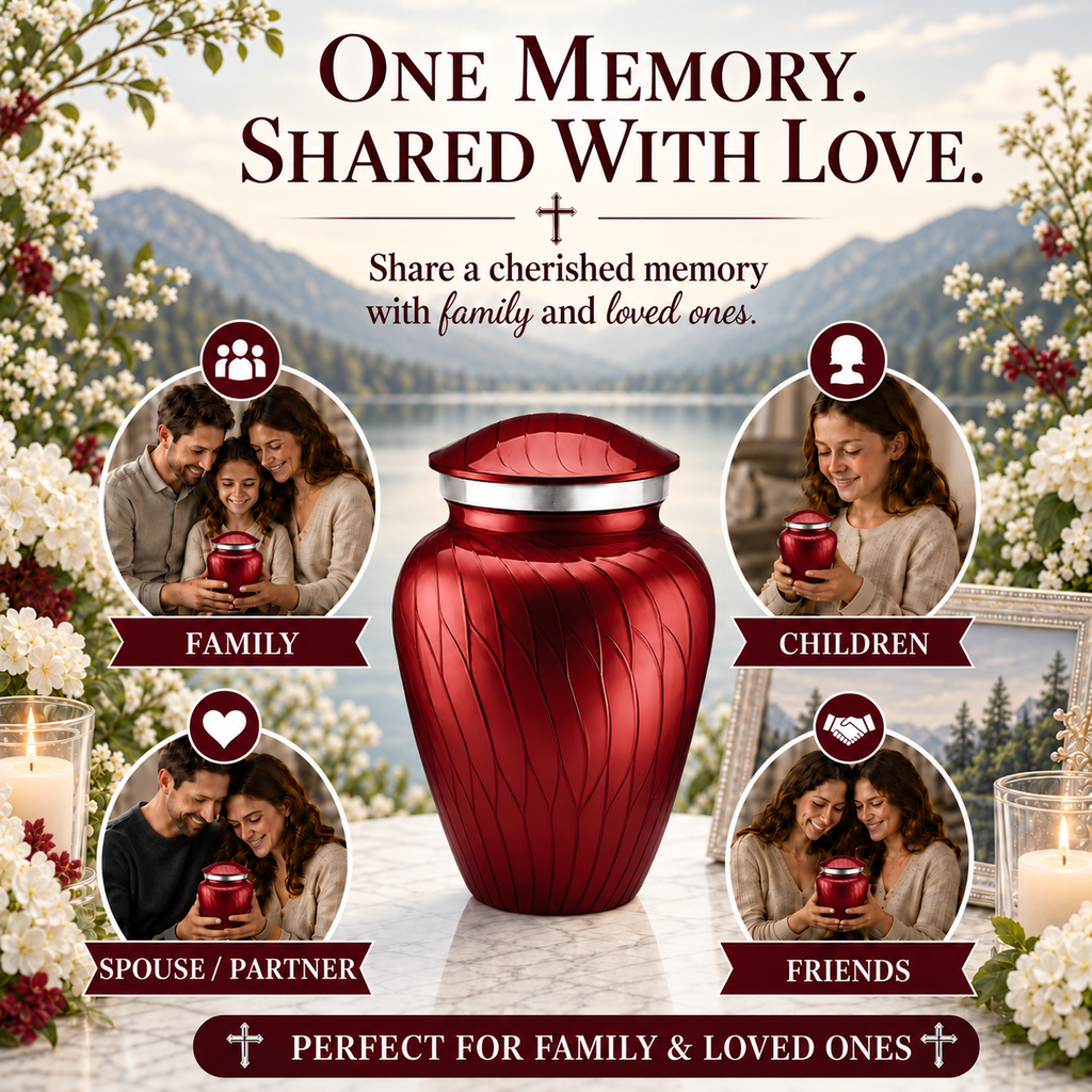 Serenity Curve Pearl Urn