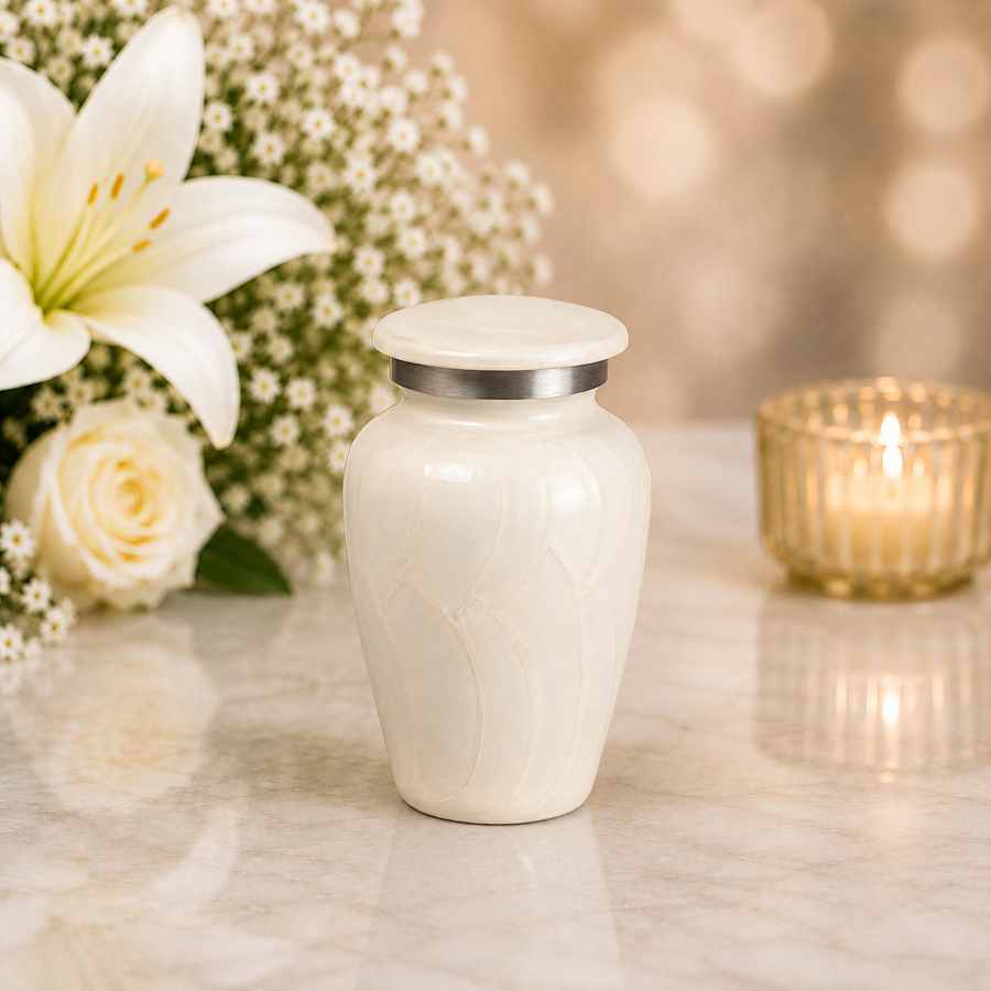 Serenity Curve Pearl Urn