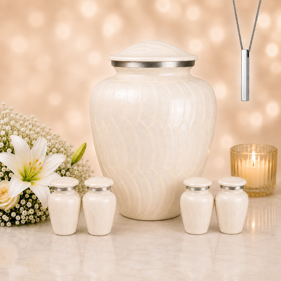 Serenity Curve Pearl Urn