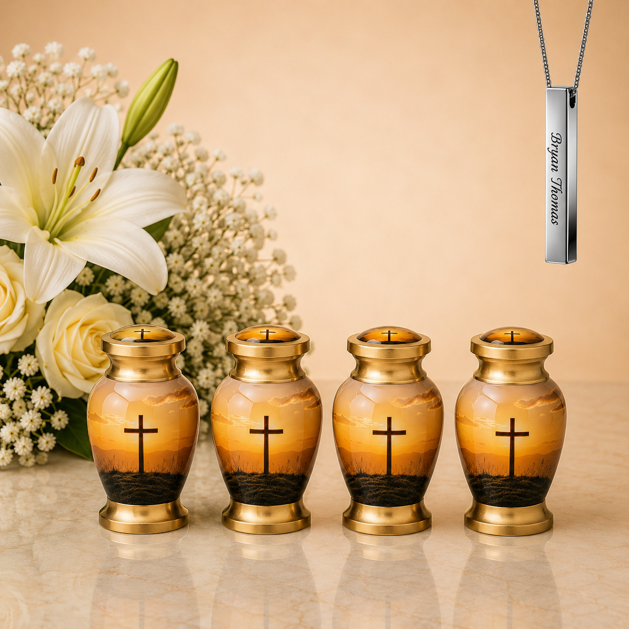 Cross Cremation Urn