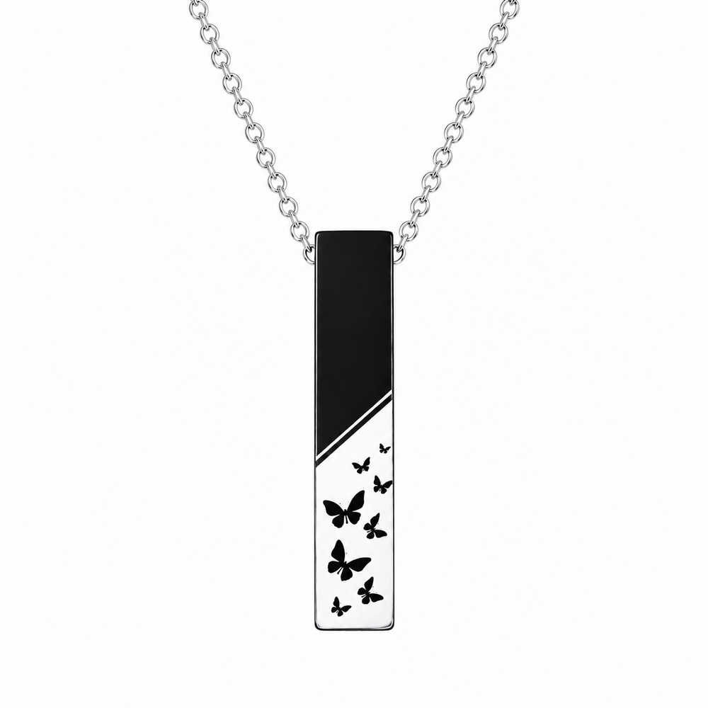 Minimalistic Bar Cremation Necklace