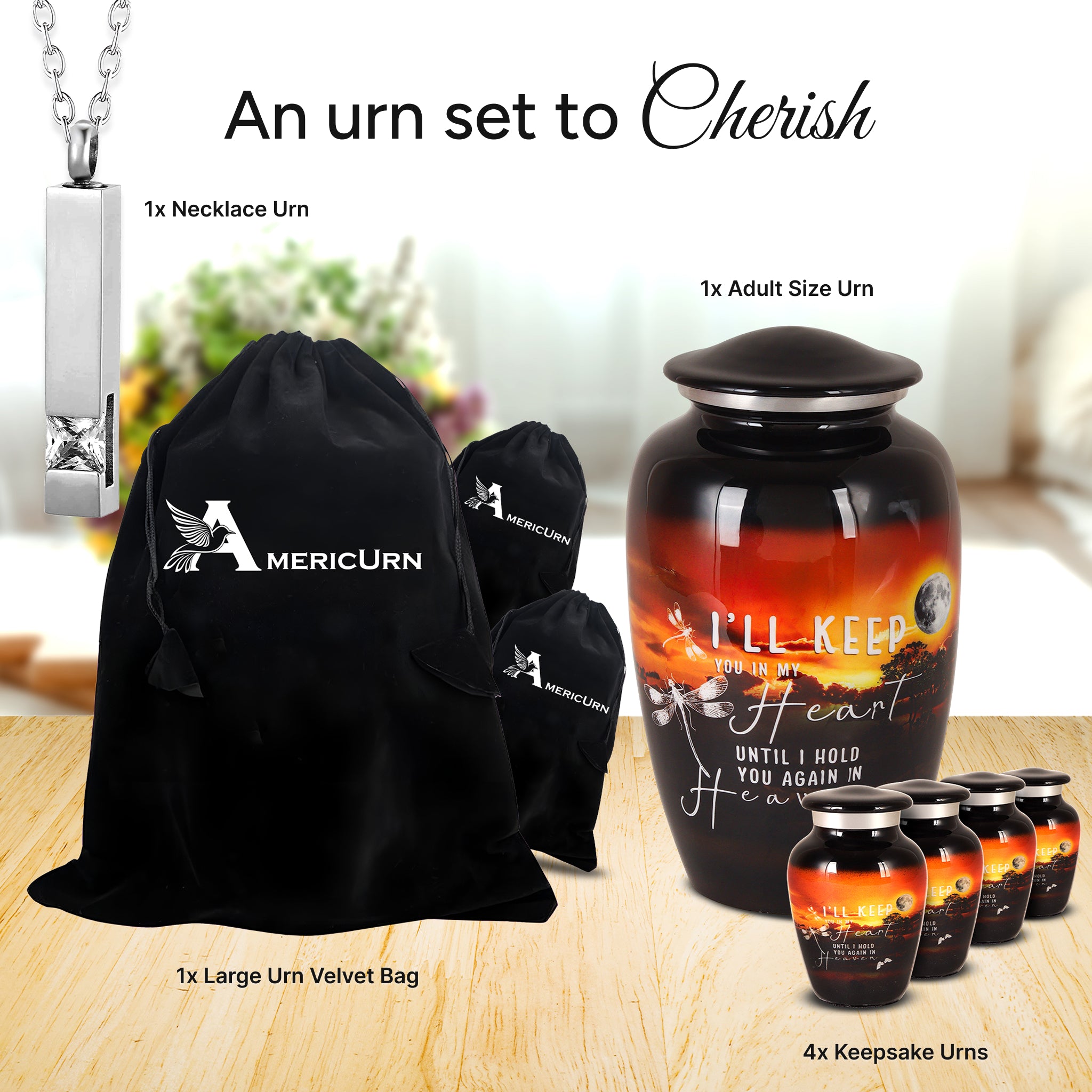 Sunset Quote Urn