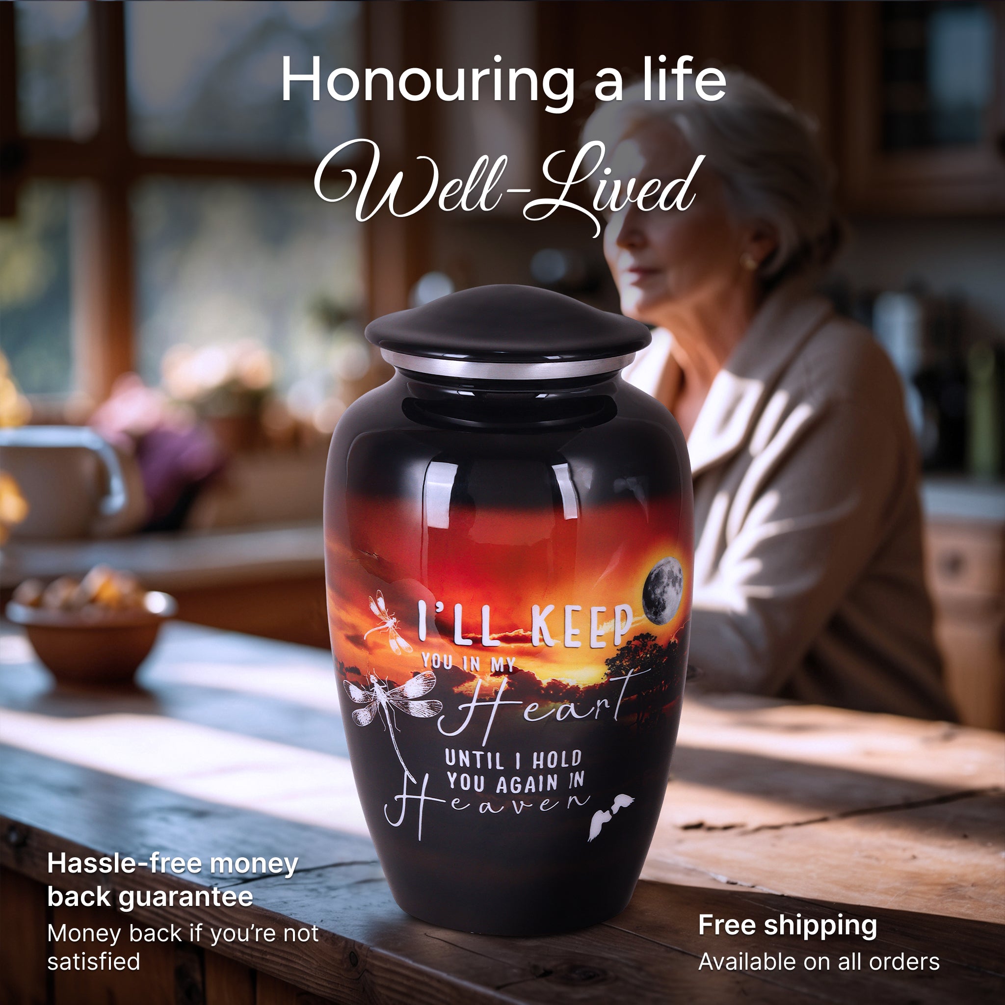 Sunset Quote Urn