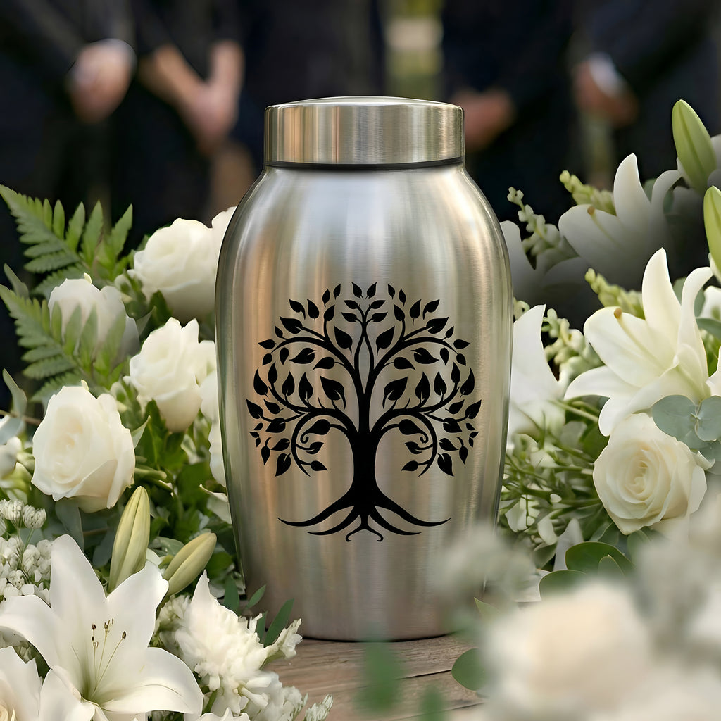 Stainless Steel Cremation Urn Set
