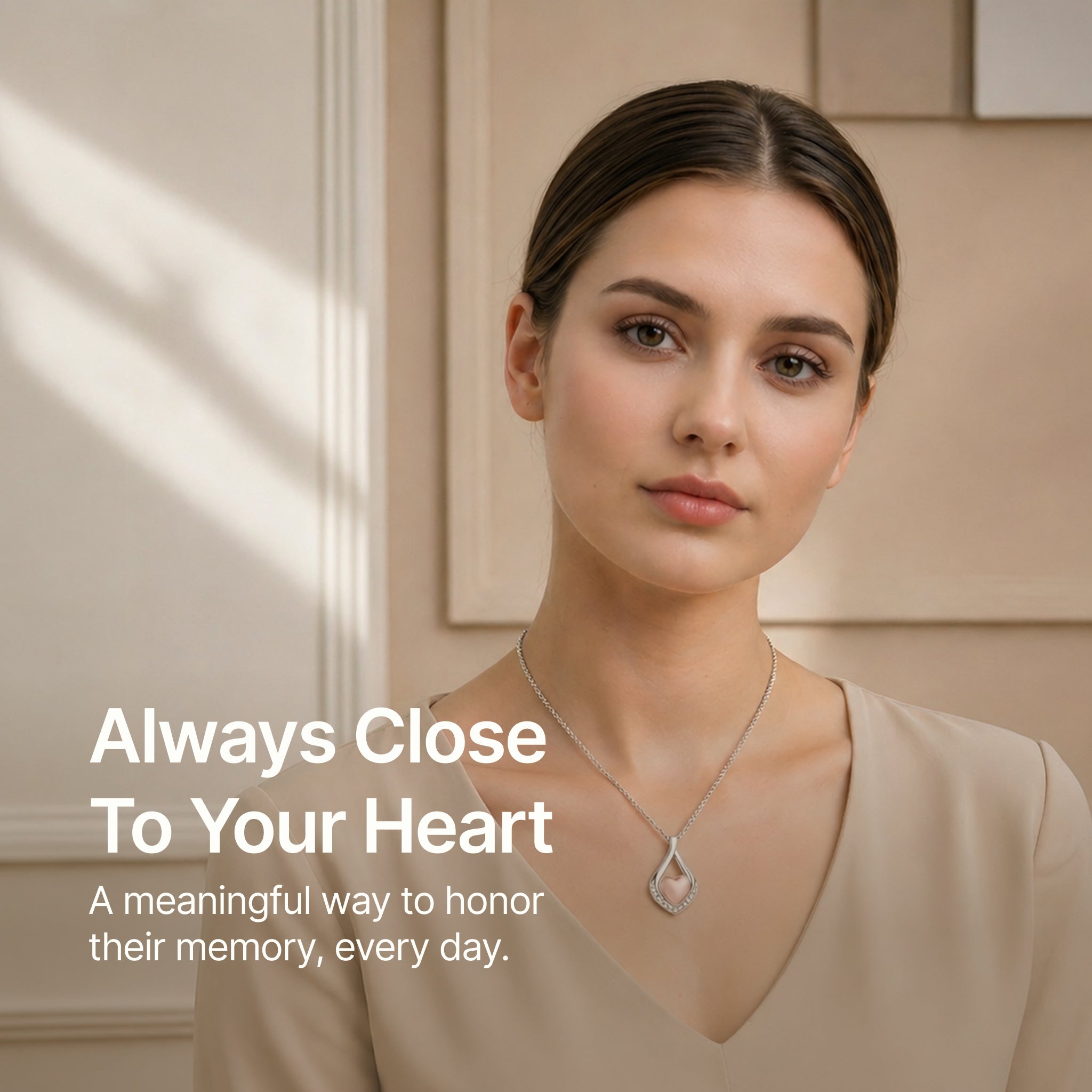 Premium Titanium Steel Cremation Necklace