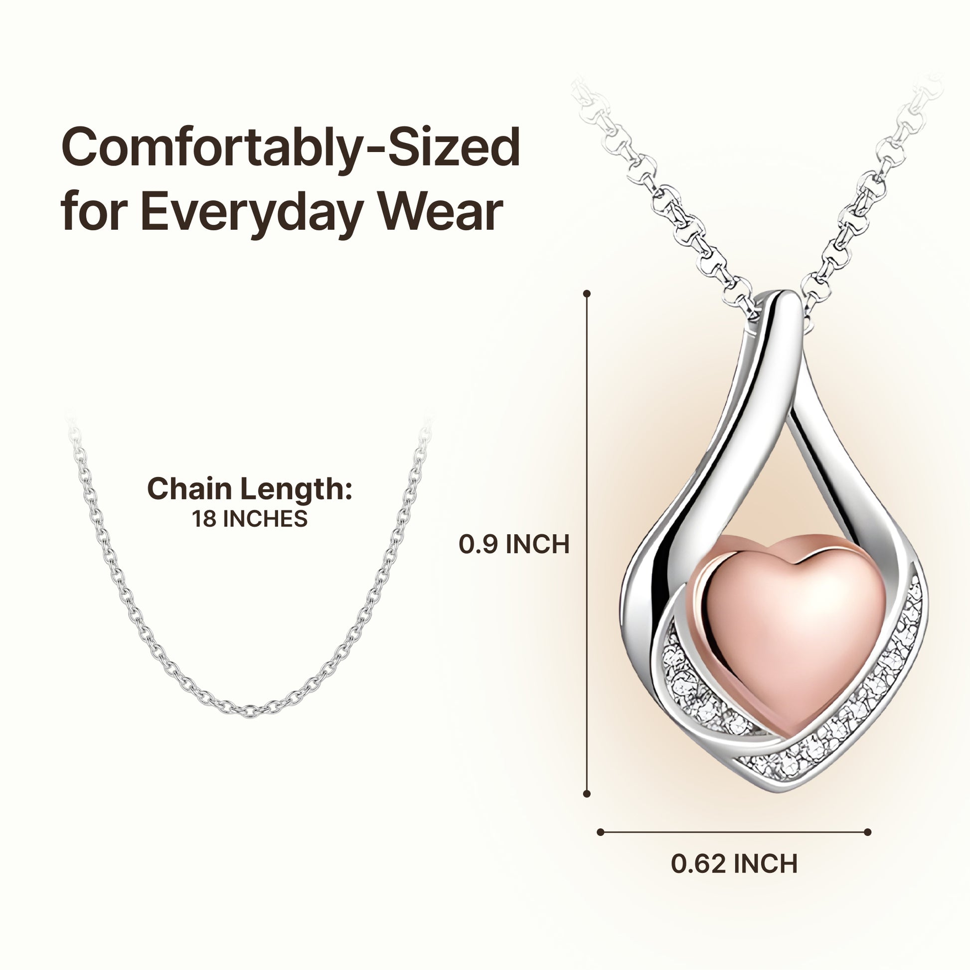Premium Titanium Steel Cremation Necklace