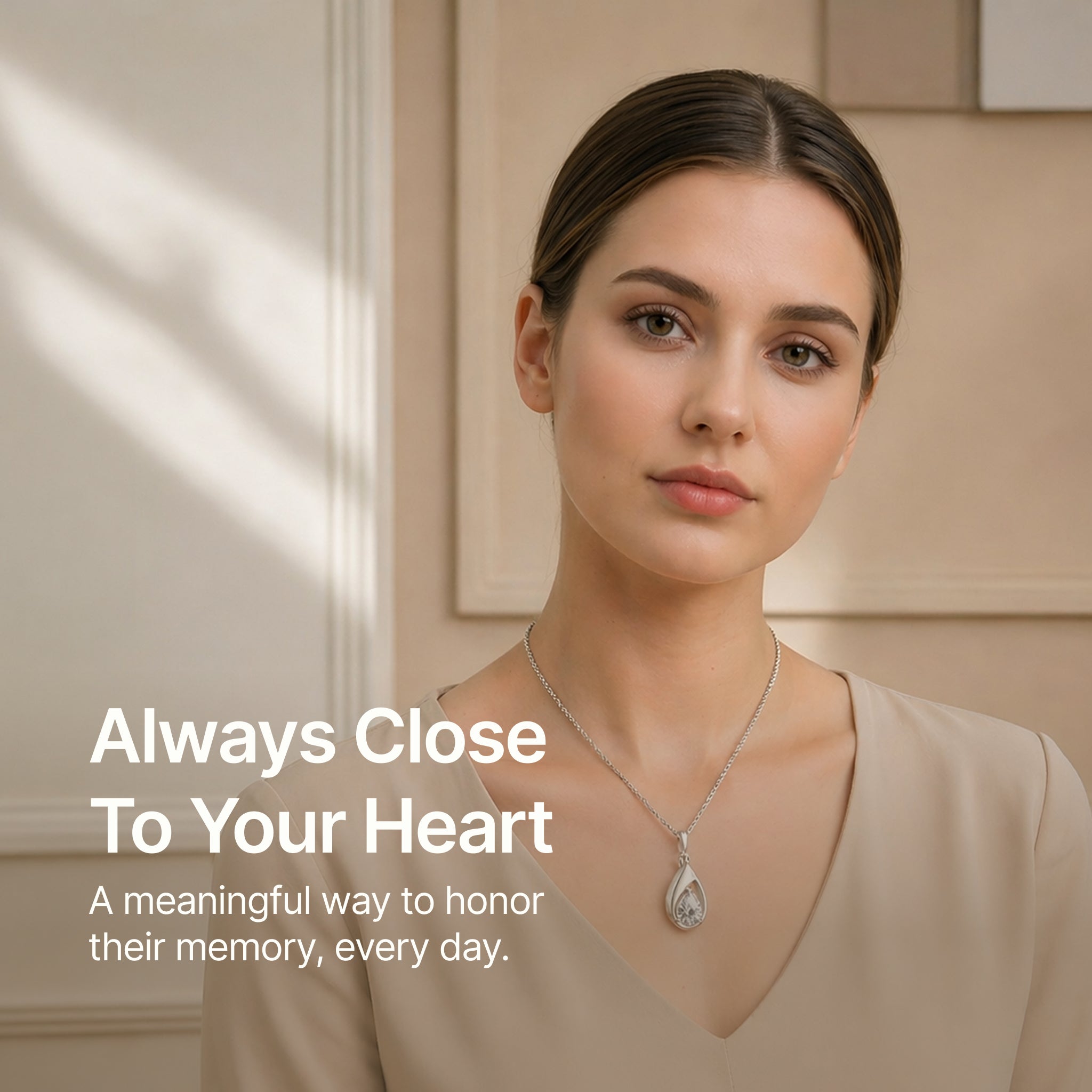 Premium Titanium Steel Cremation Necklace