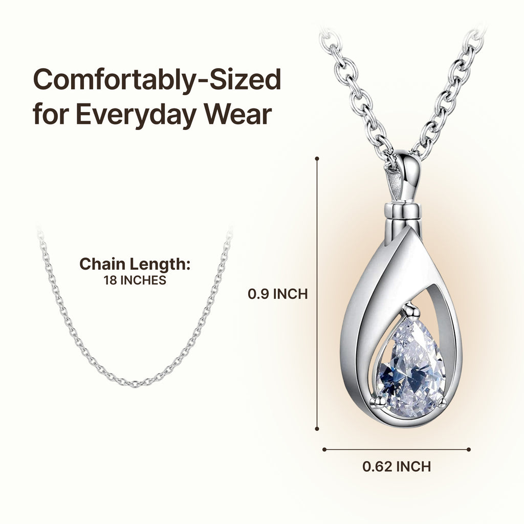Premium Titanium Steel Cremation Necklace