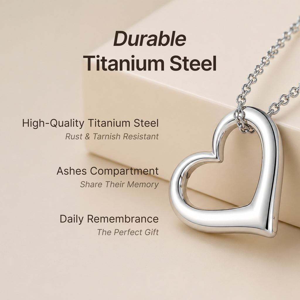 Premium Titanium Steel Cremation Necklace