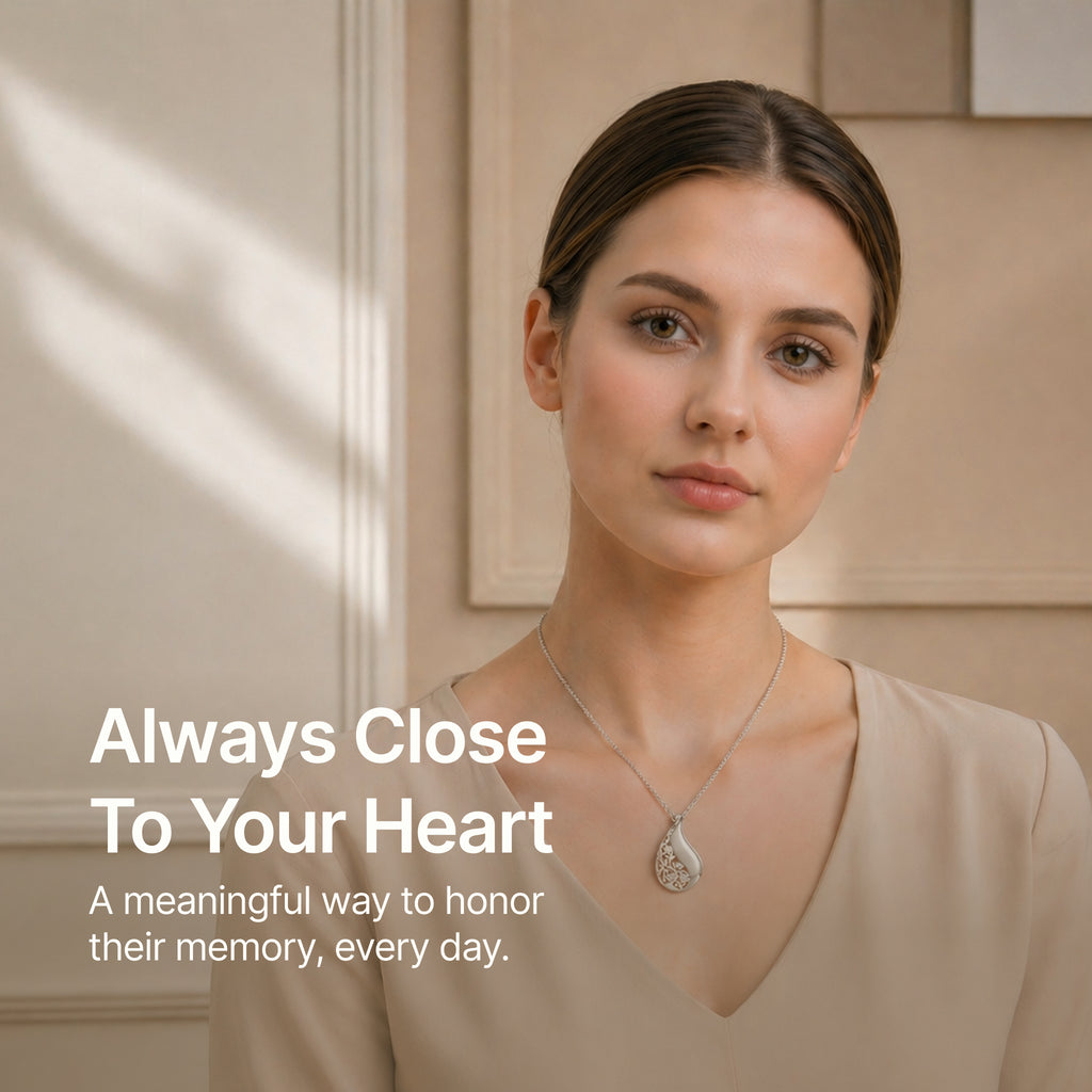 Premium Titanium Steel Cremation Necklace