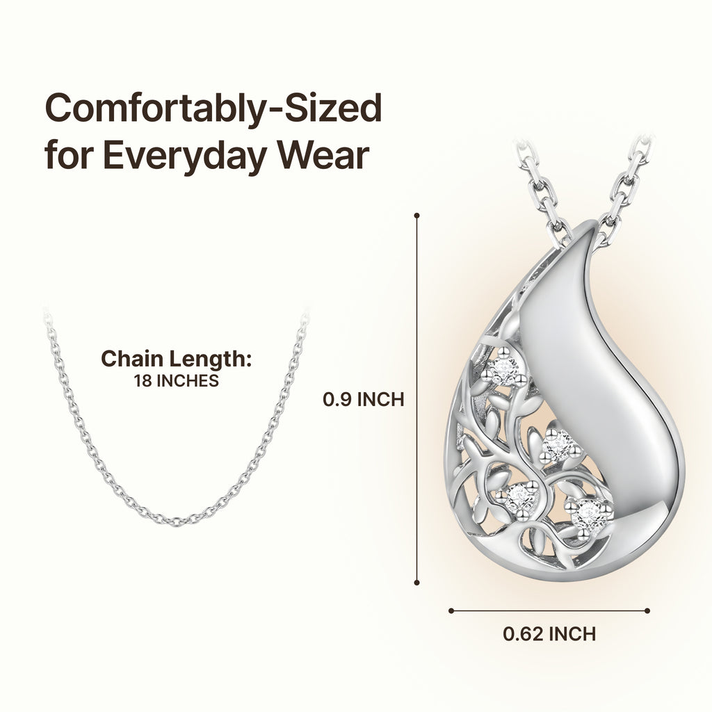 Premium Titanium Steel Cremation Necklace