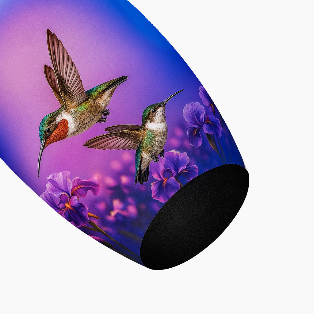 Purple Hummingbird Image Urn