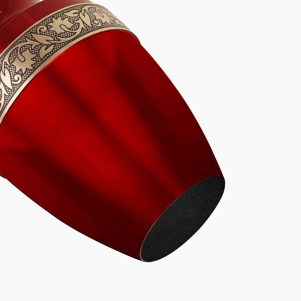 Red & Gold Engraved Grecian Urn