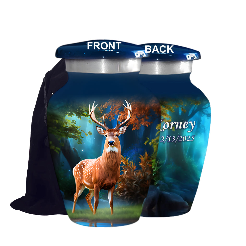 Deer Image Cremation Urn