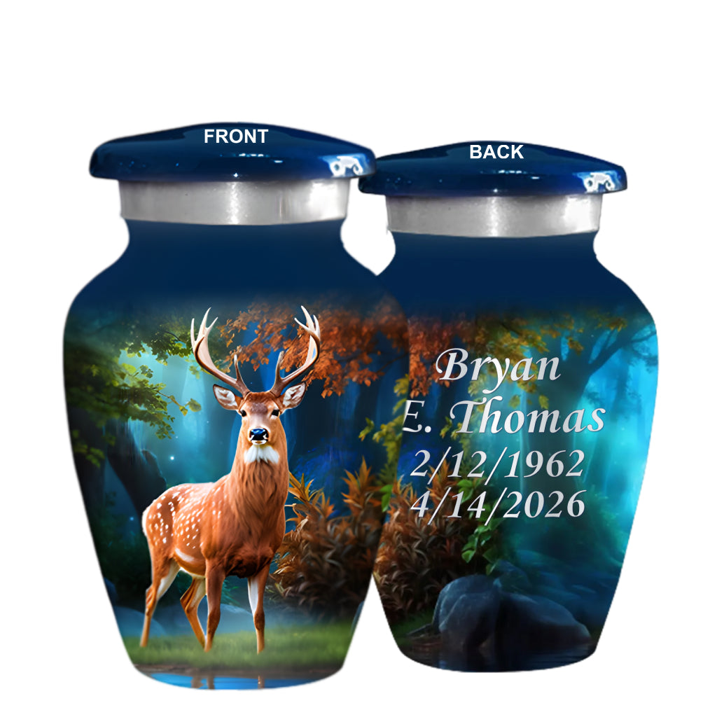 Deer Image Cremation Urn