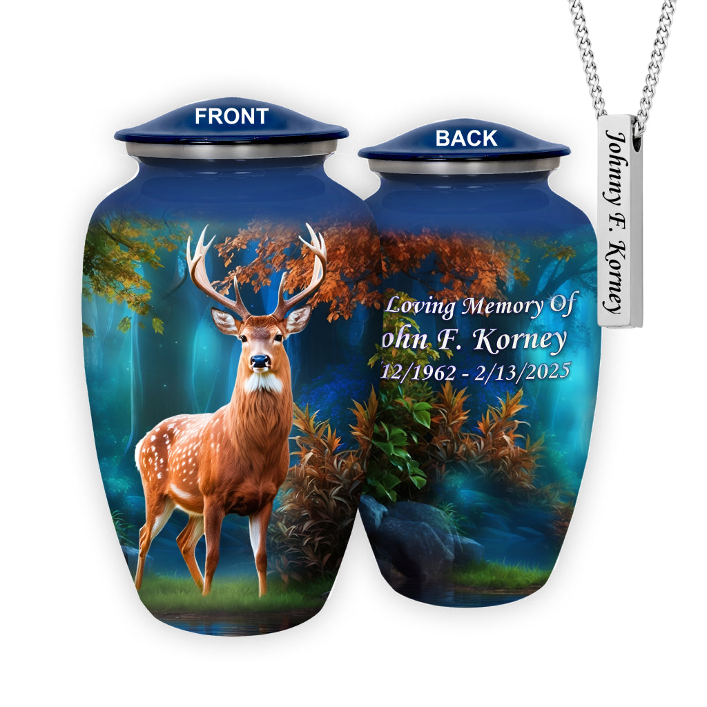 Deer Image Cremation Urn