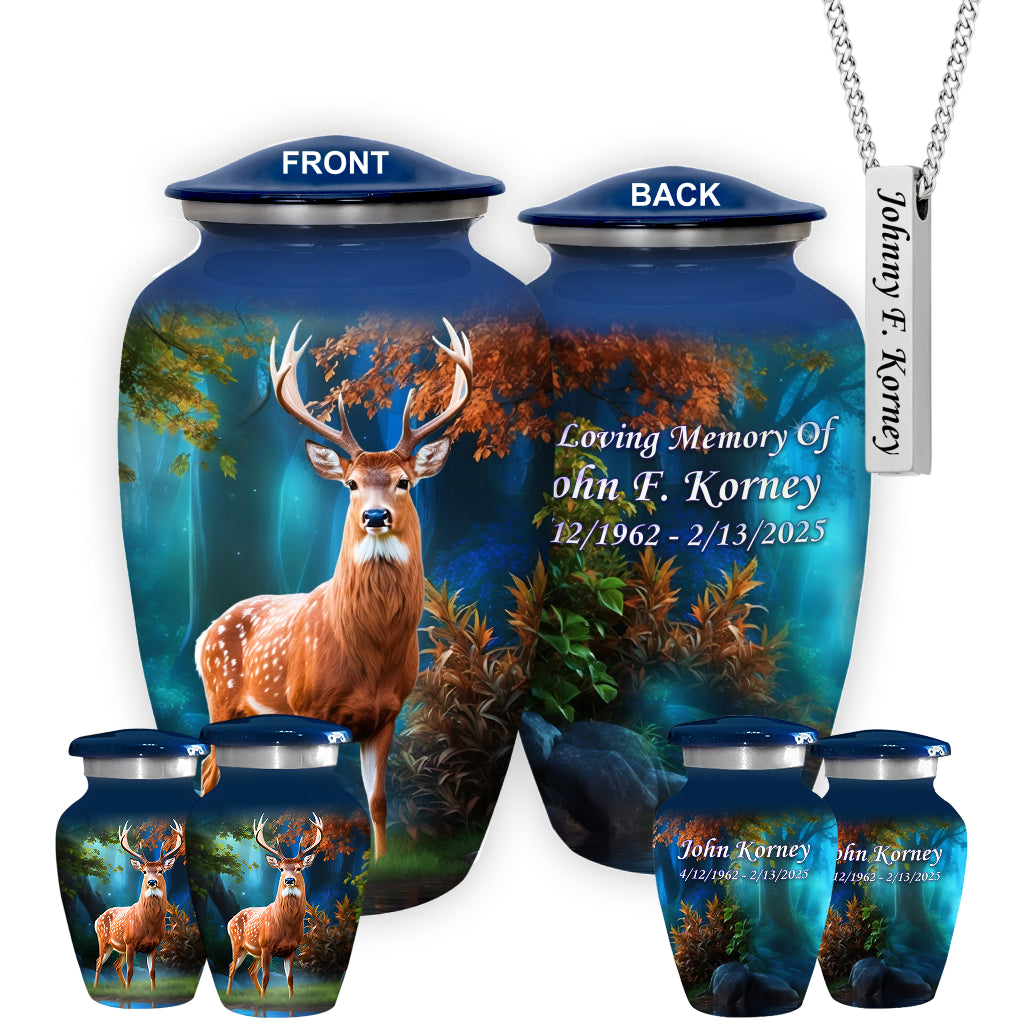 Deer Image Cremation Urn