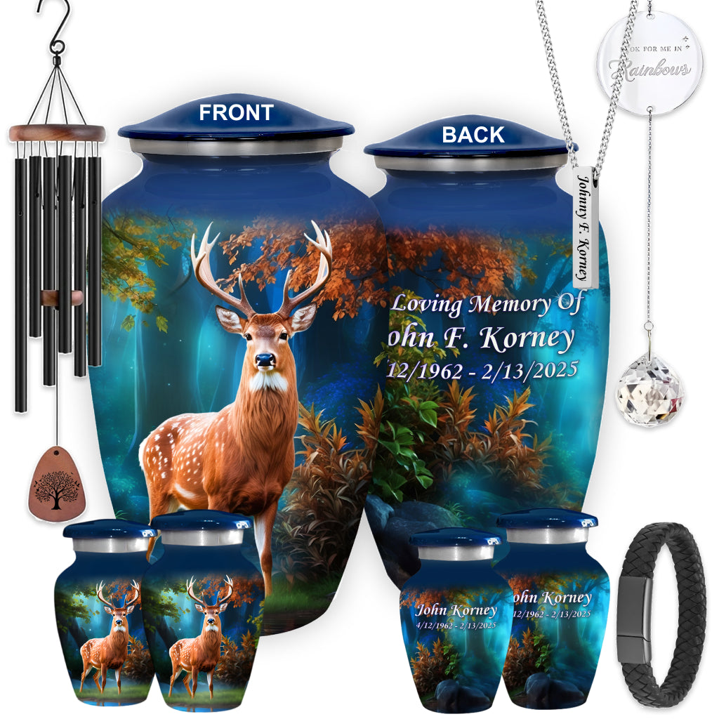 Deer Image Cremation Urn
