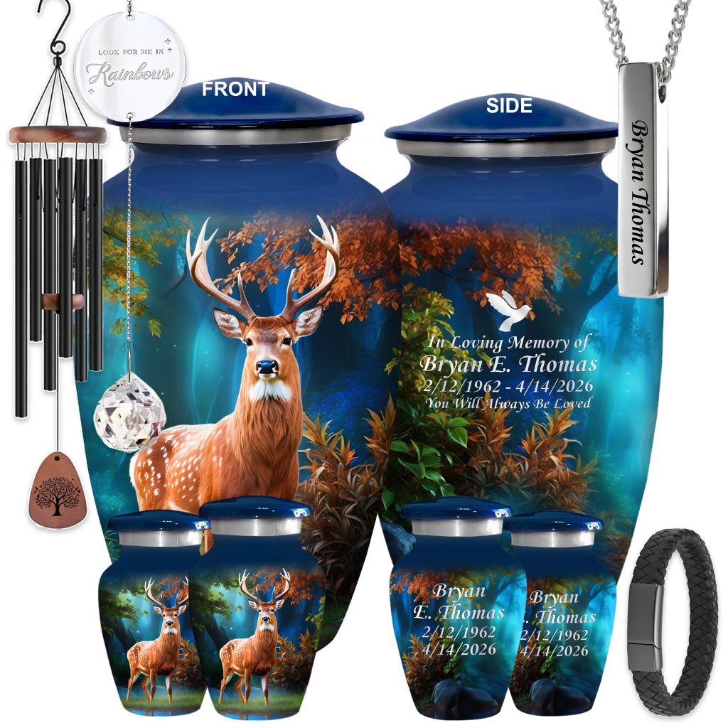 Deer Image Cremation Urn