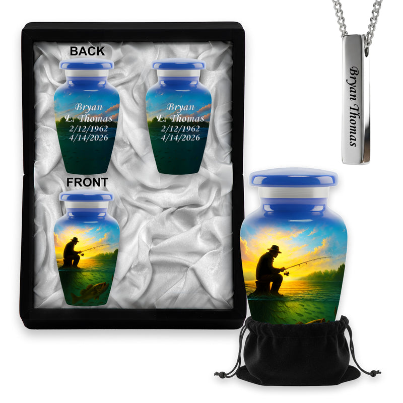 Small Keepsake Urns Set in the same design