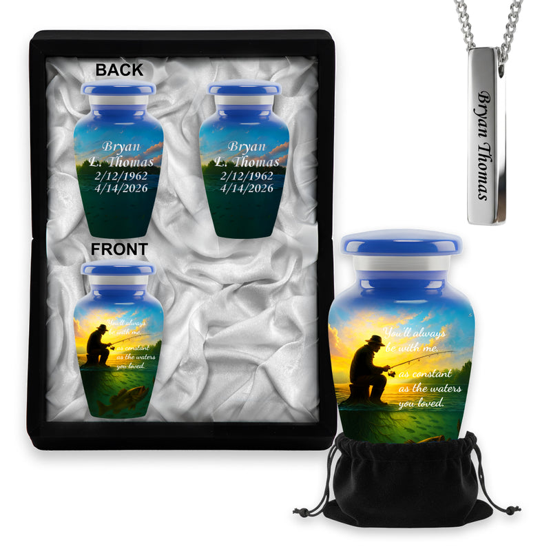 Small Keepsake Urns Set in the same design