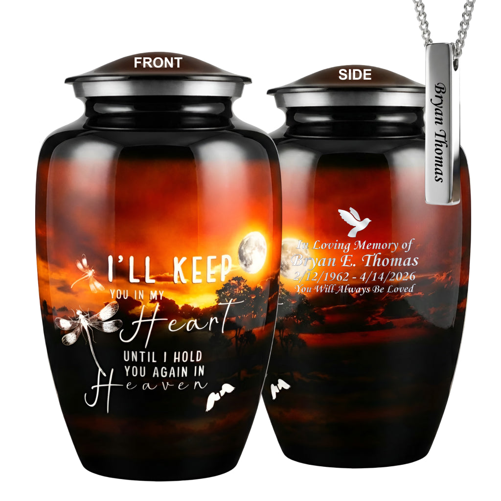 Sunset Quote Image Cremation Urn