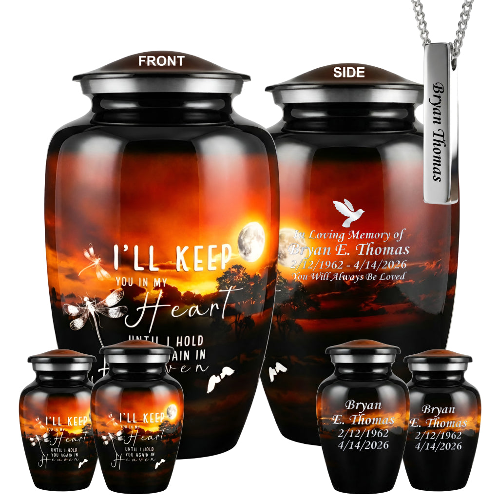 Sunset Quote Image Cremation Urn