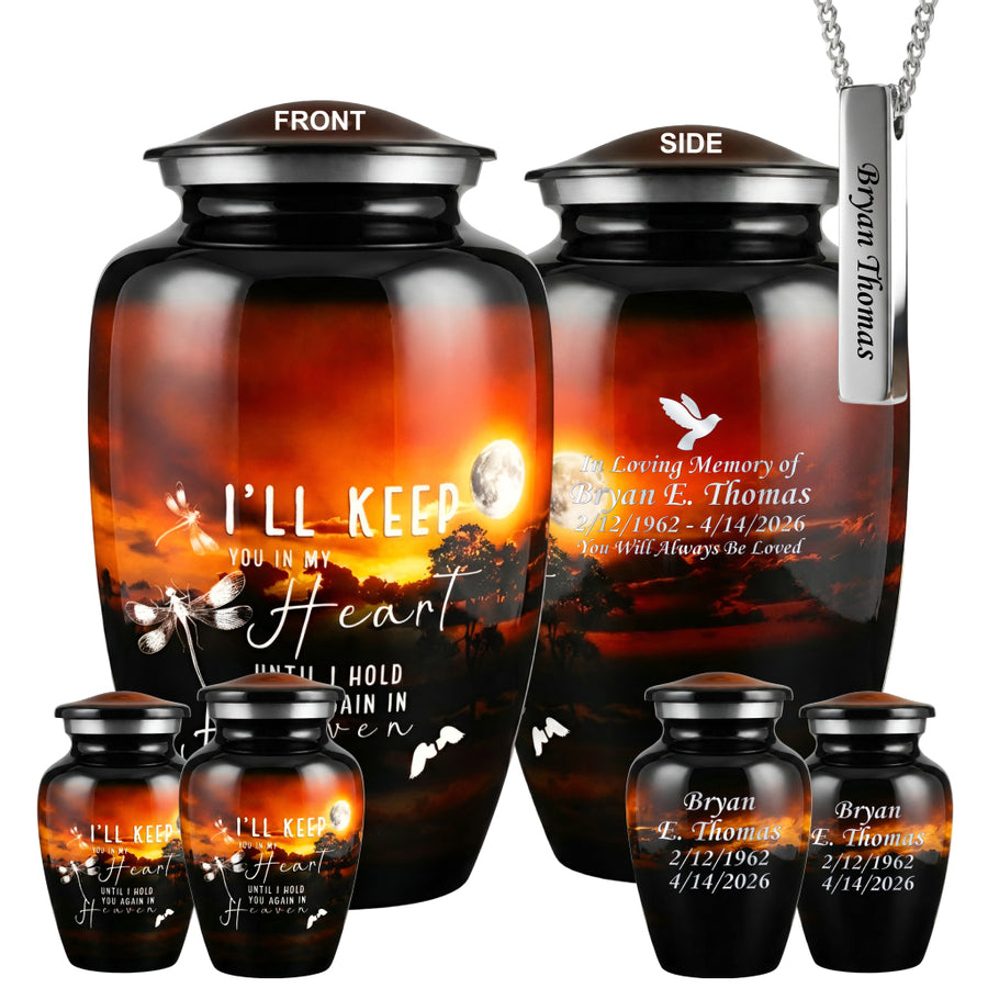 Sunset Quote Cremation Urn