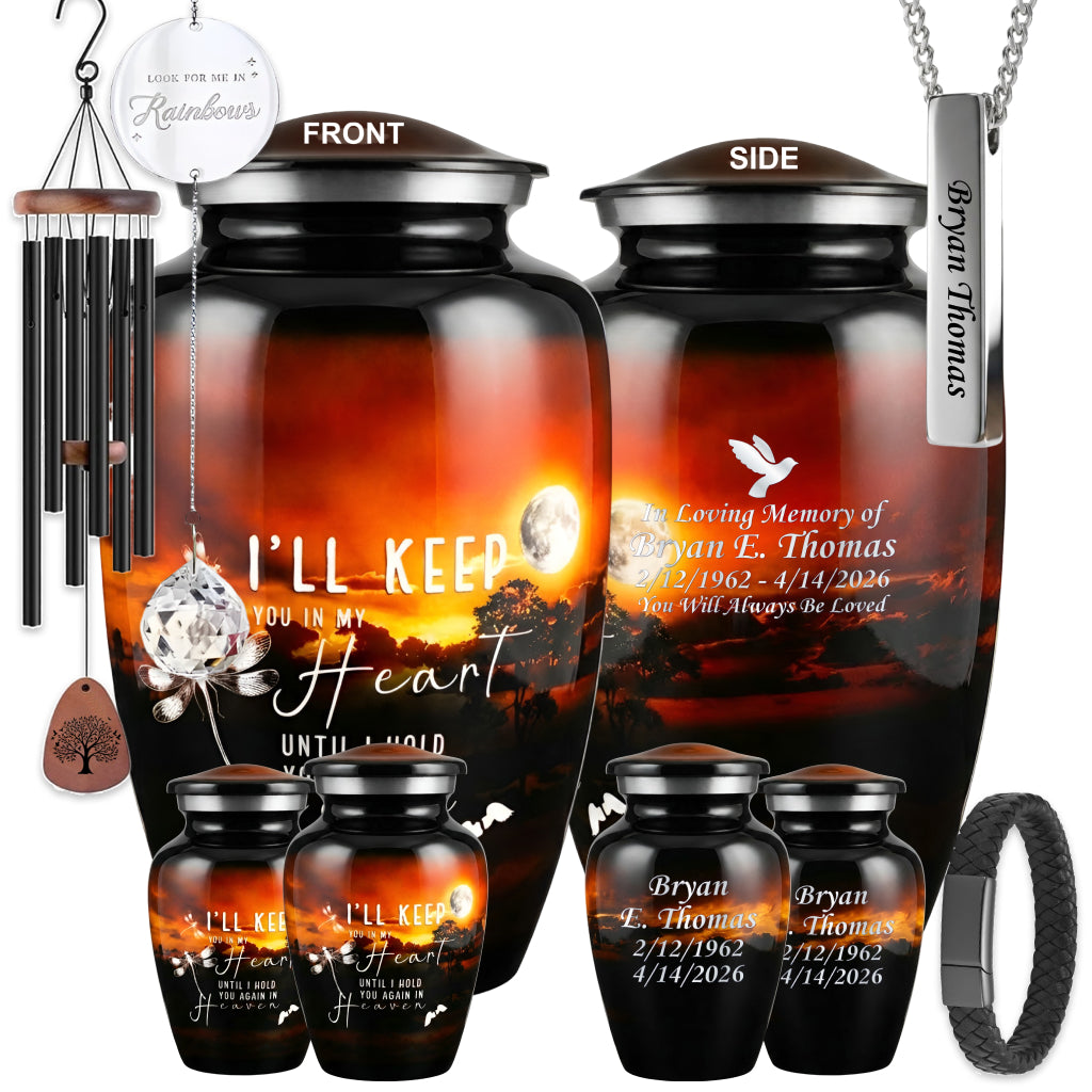Sunset Quote Image Cremation Urn