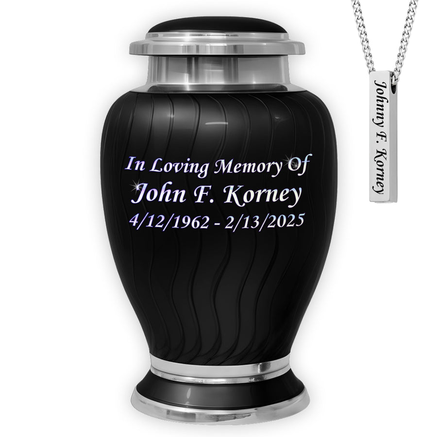Minimalistic Hotep Cremation Urn