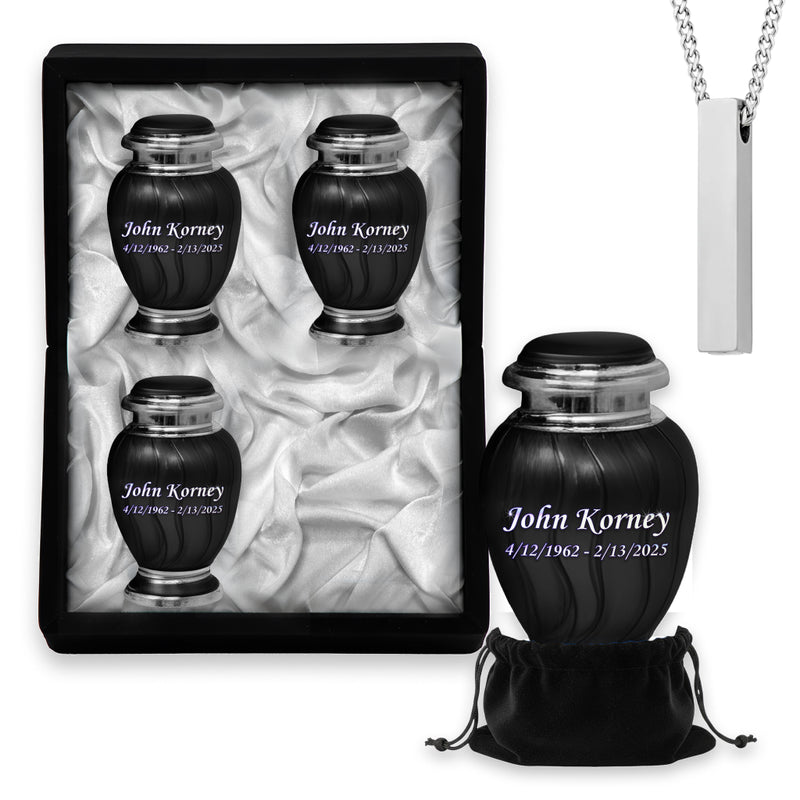Small Keepsake Urns Set in the same design