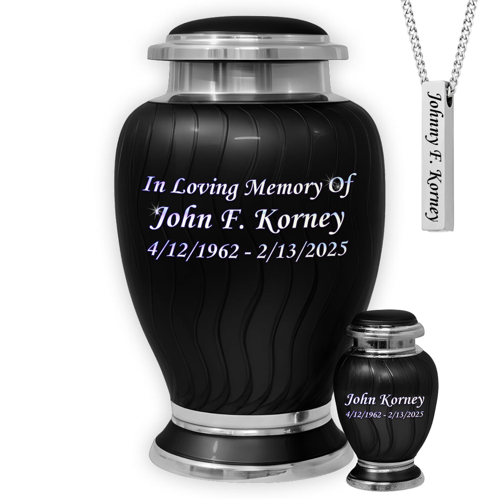Minimalistic Hotep Cremation Urn