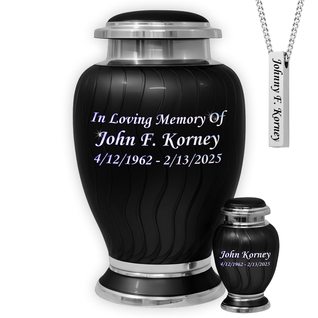 Minimalistic Hotep Cremation Urn