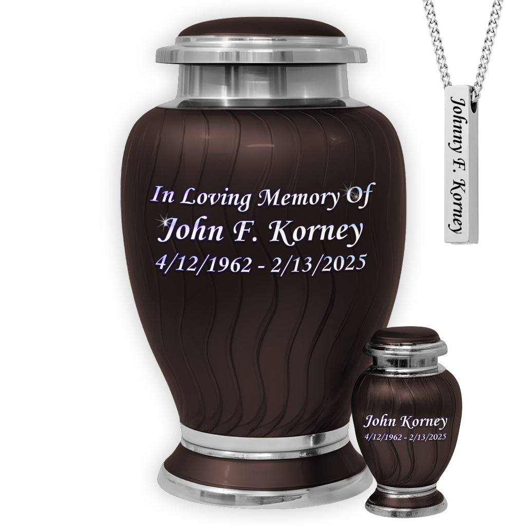 Minimalistic Hotep Cremation Urn