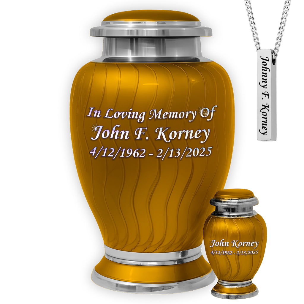 Vibrant Hotep Cremation Urn