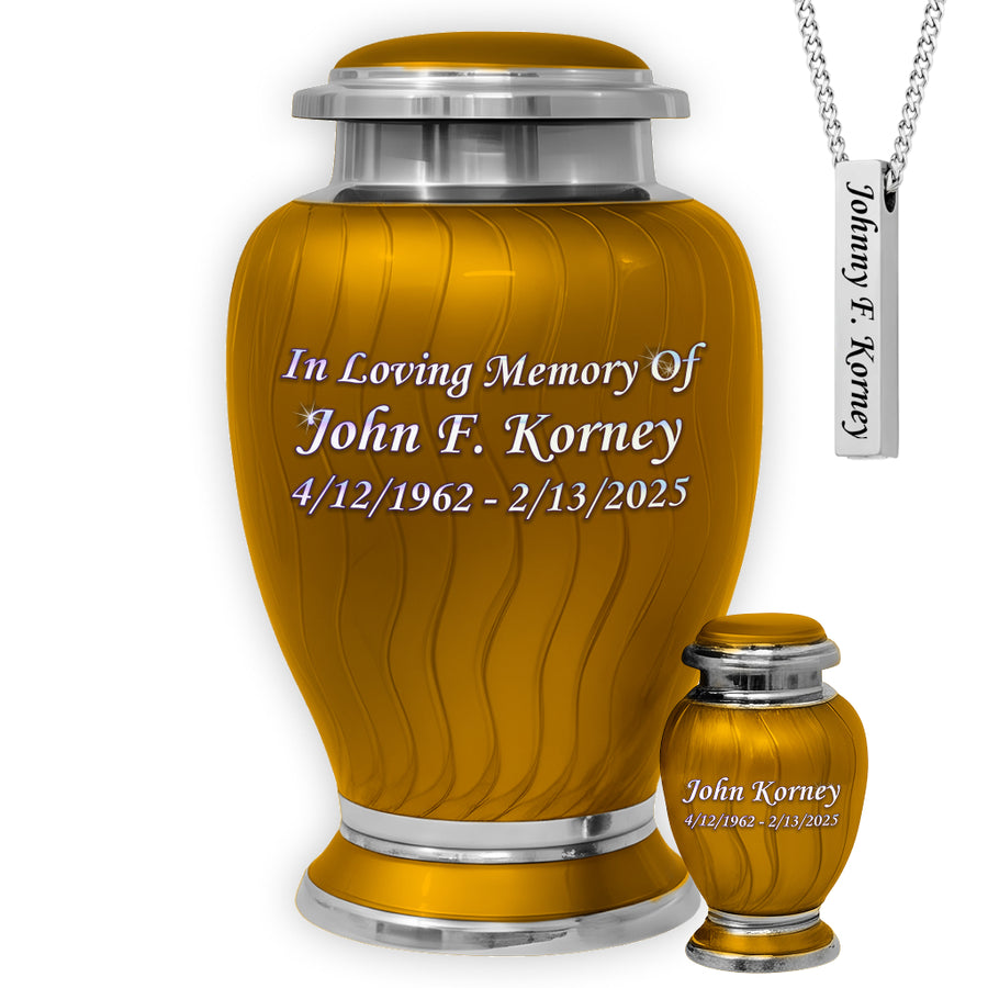Vibrant Hotep Cremation Urn