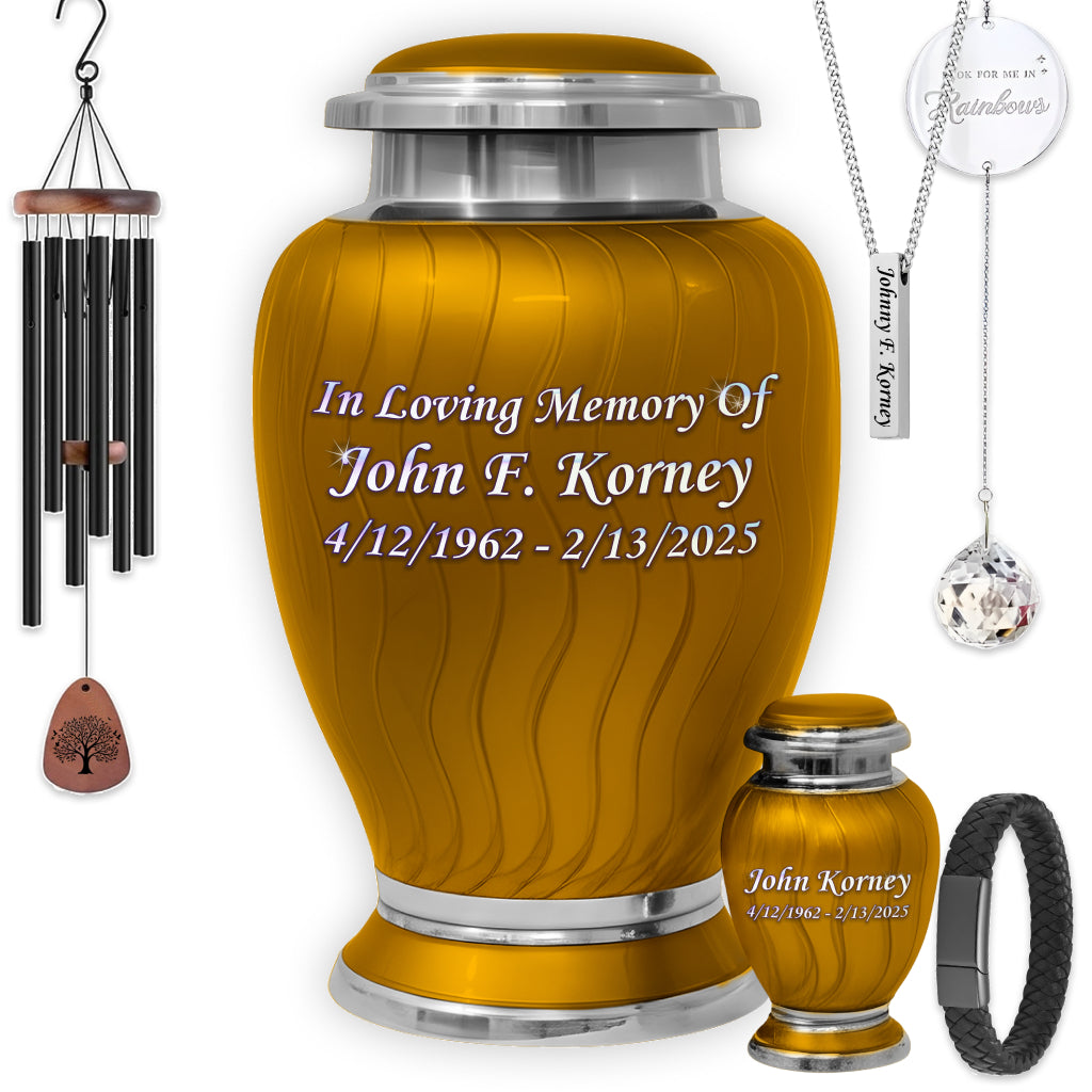 Vibrant Hotep Cremation Urn