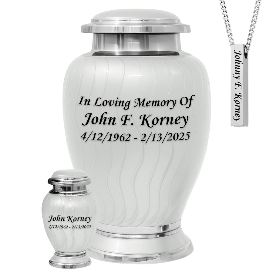 Minimalistic Hotep Cremation Urn