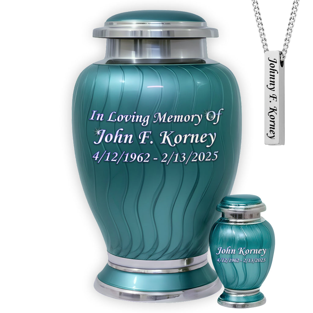 Vibrant Hotep Cremation Urn