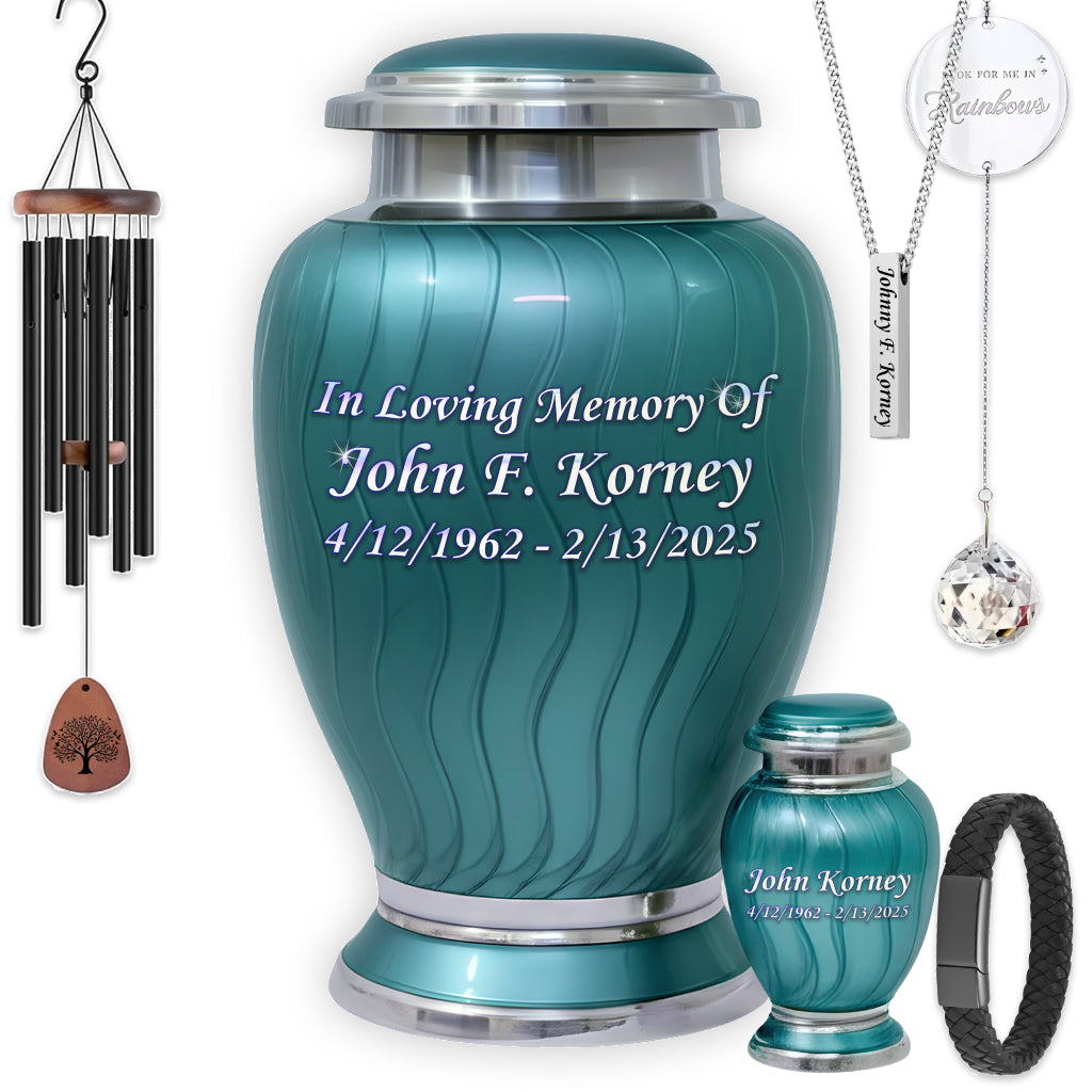 Vibrant Hotep Cremation Urn