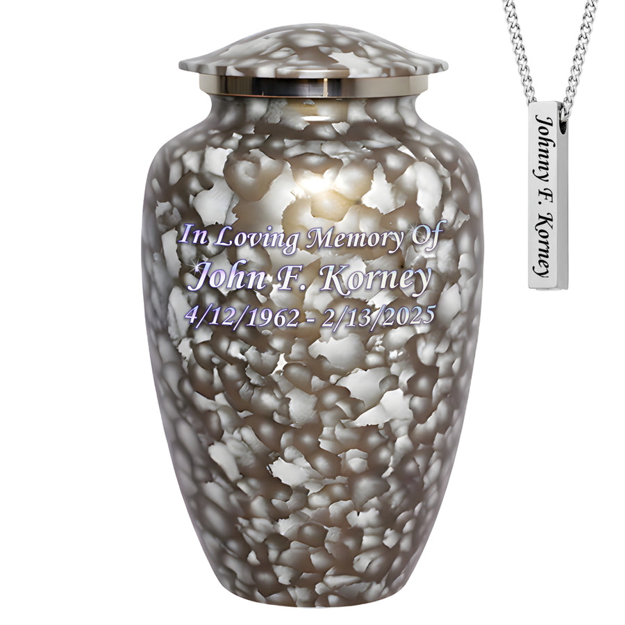 Motif Cloud Cremation Urn