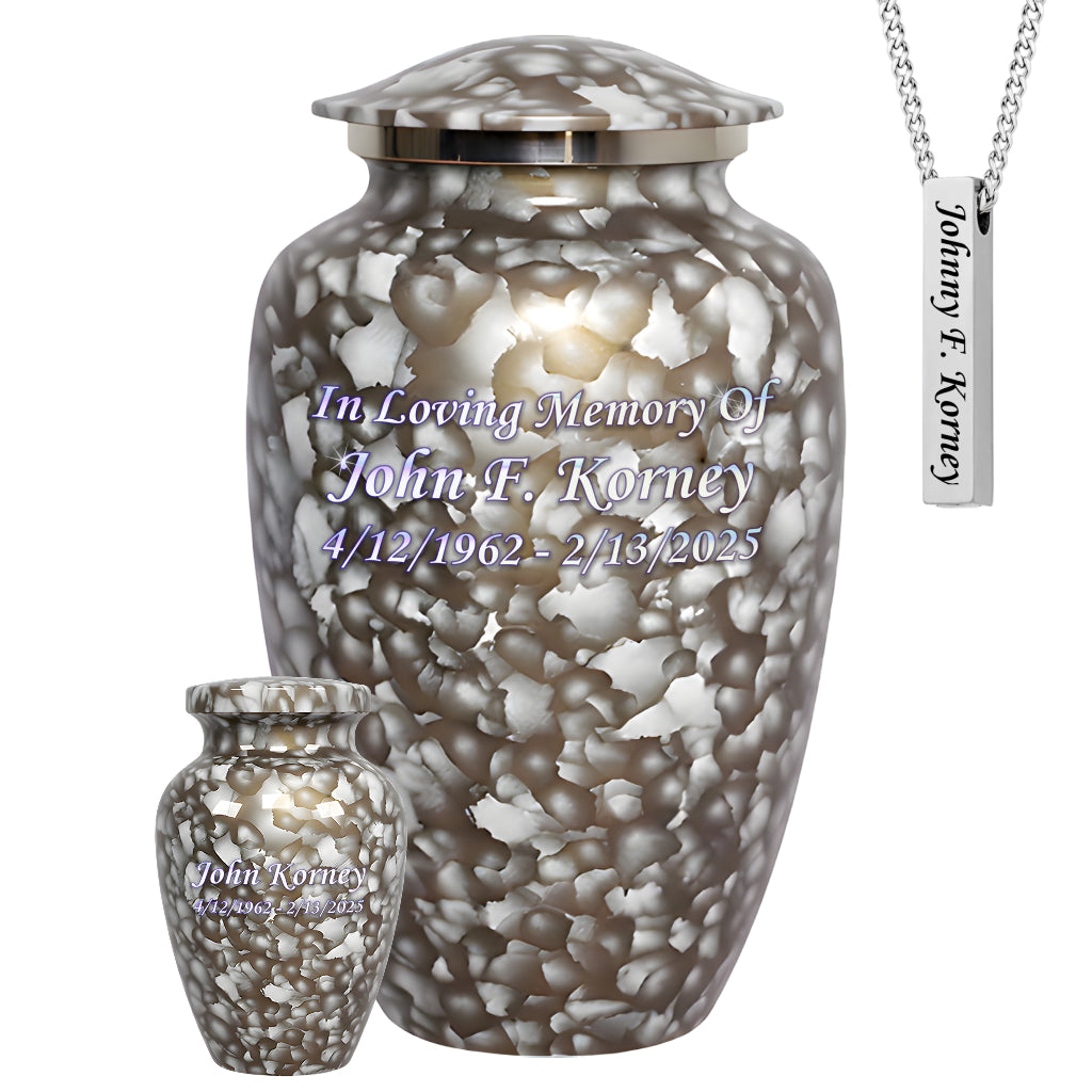 Motif Cloud Cremation Urn