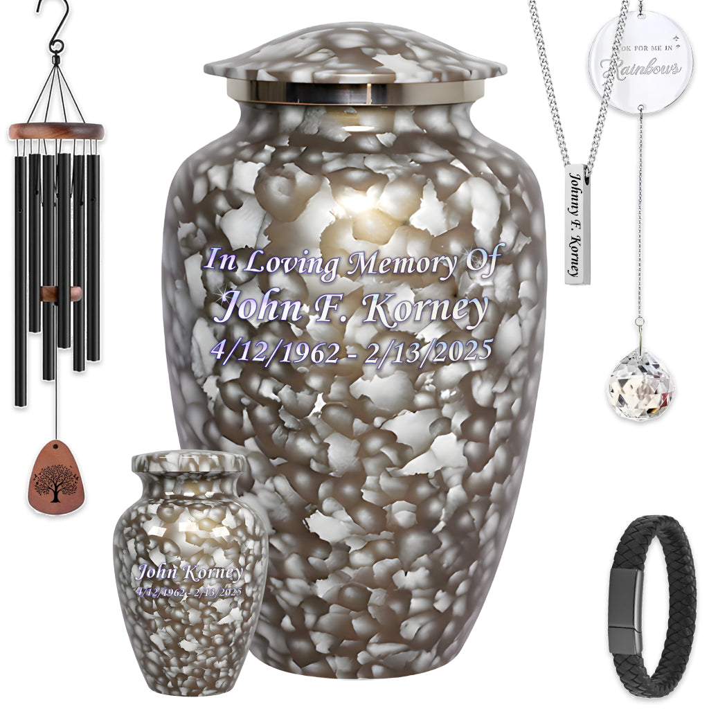 Motif Cloud Cremation Urn