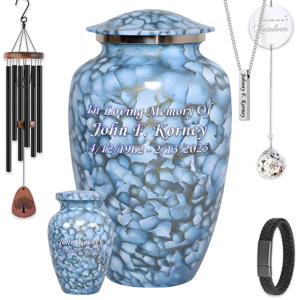 Motif Cloud Cremation Urn