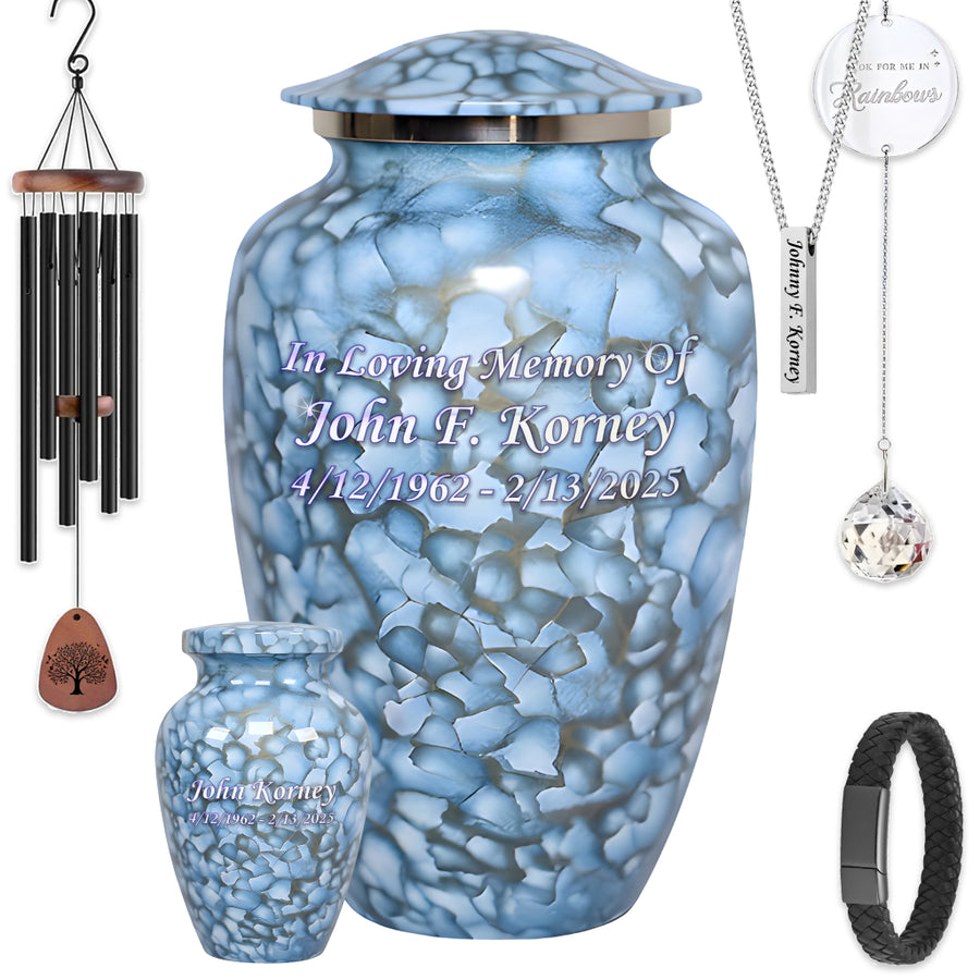 Motif Cloud Cremation Urn