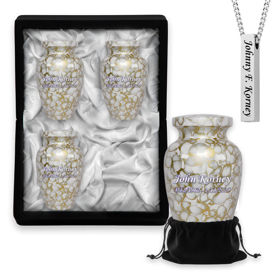 Motif Cloud Cremation Urn